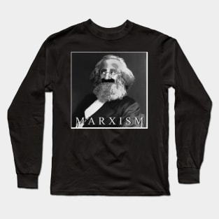 yest i'm marxist (groucho marx x karl marx) Long Sleeve T-Shirt